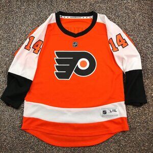 Sean Couturier Philadelphia Flyers Jersey Reebok Orange Mens Small